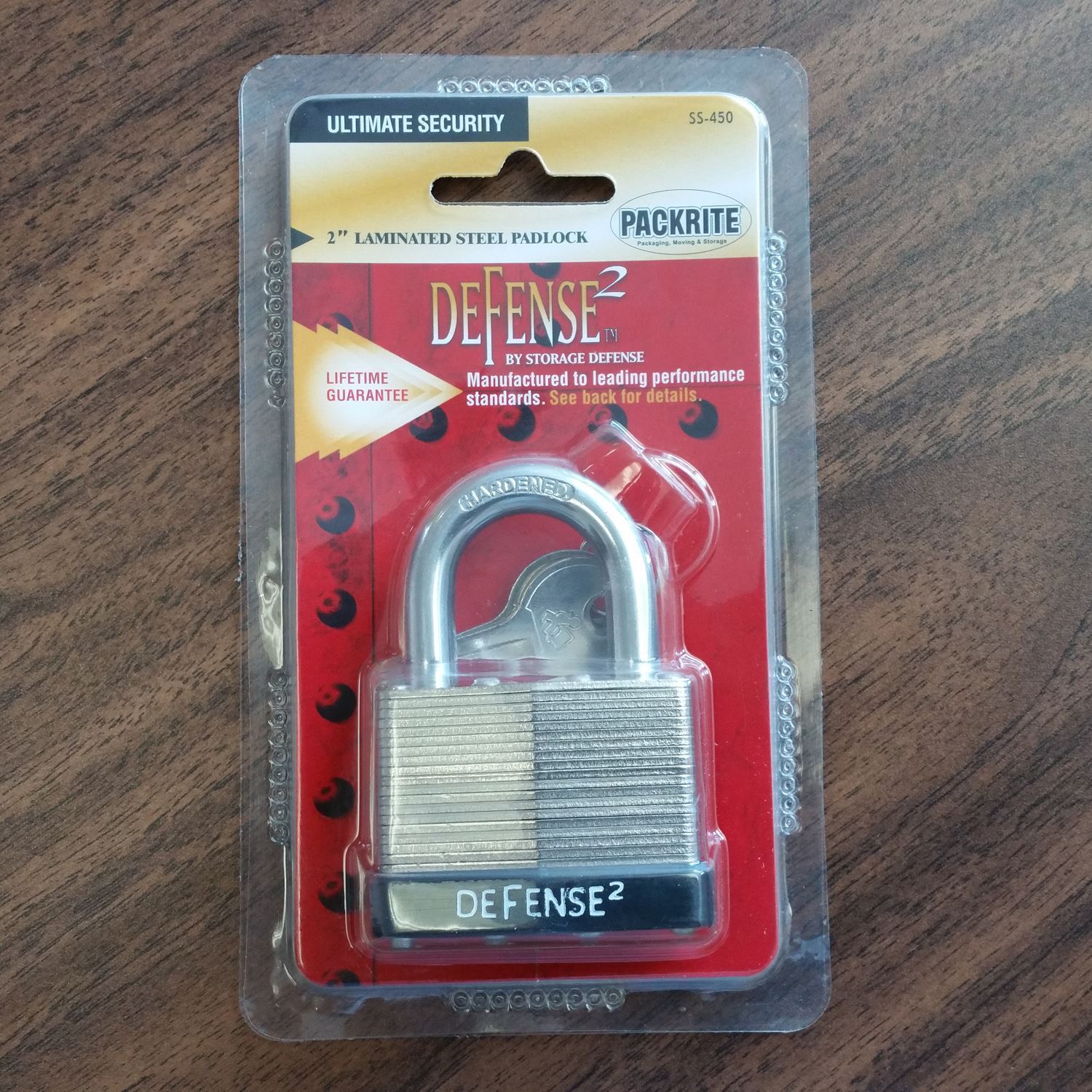 Farrell Enterprises Ltd.. Storage Defense™ Laminated Steel Padlock 2